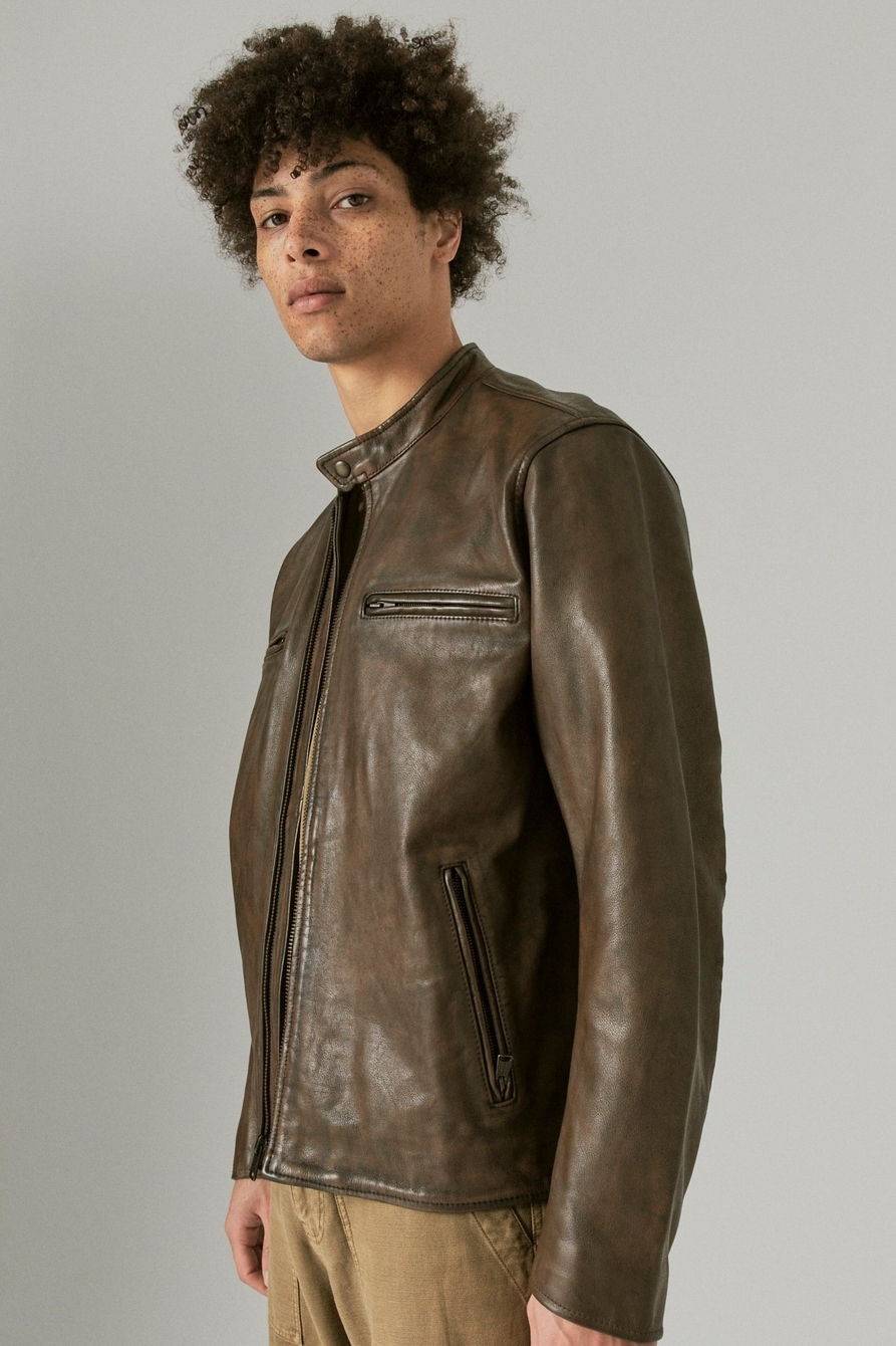 vintage leather jacket